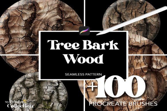 Download 100+ Procreate Wood Tree Bark Brushes - Premium Resources
